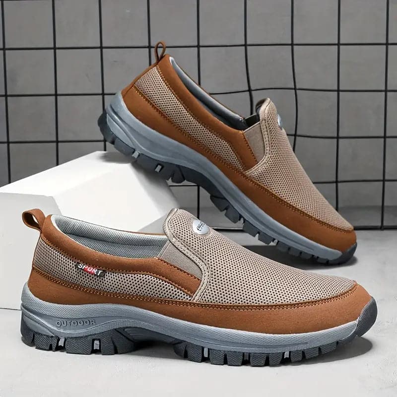 Herr Loafers - Andningsbar Mesh - Halkfri Dämpande Sula - Slip-on Utomhusskor