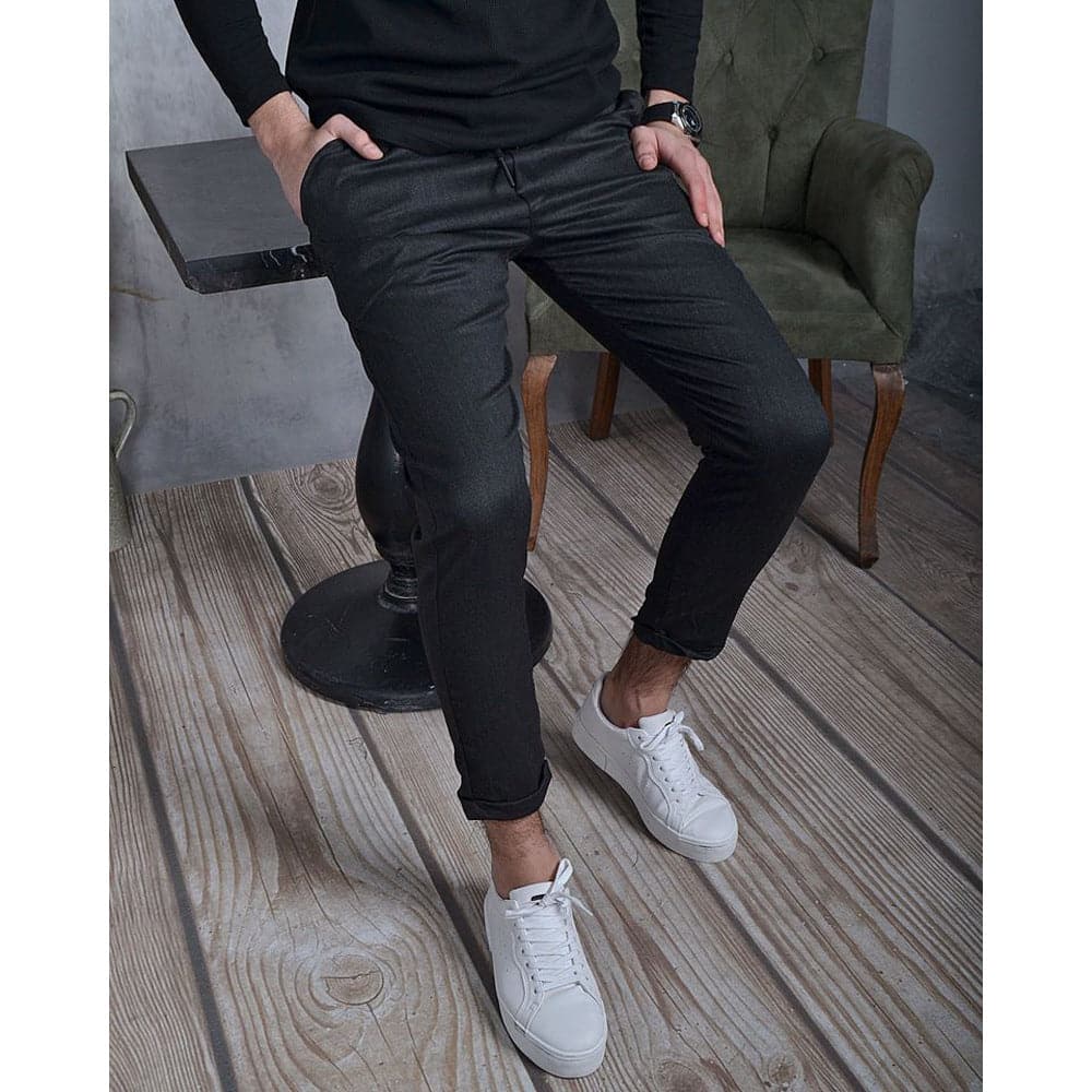 Herr Joggers – Slim Fit – Justerbar Dragsko – Bekväma & Stilrena
