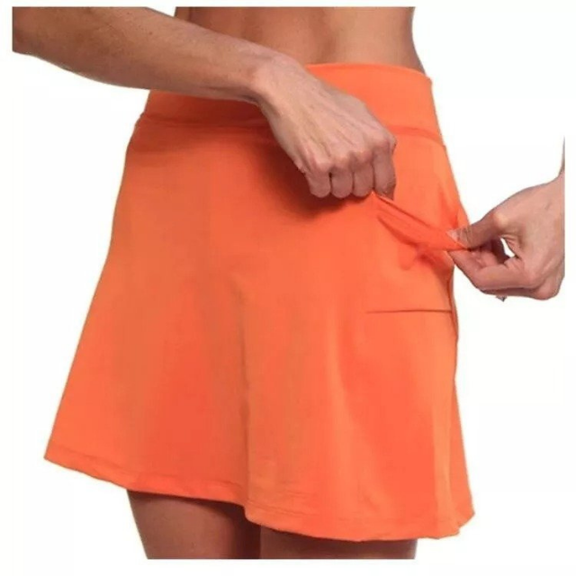 Dam Skort - Stretchig och Andningsbar - Bred Resår - Perfekt för Sport & Träning
