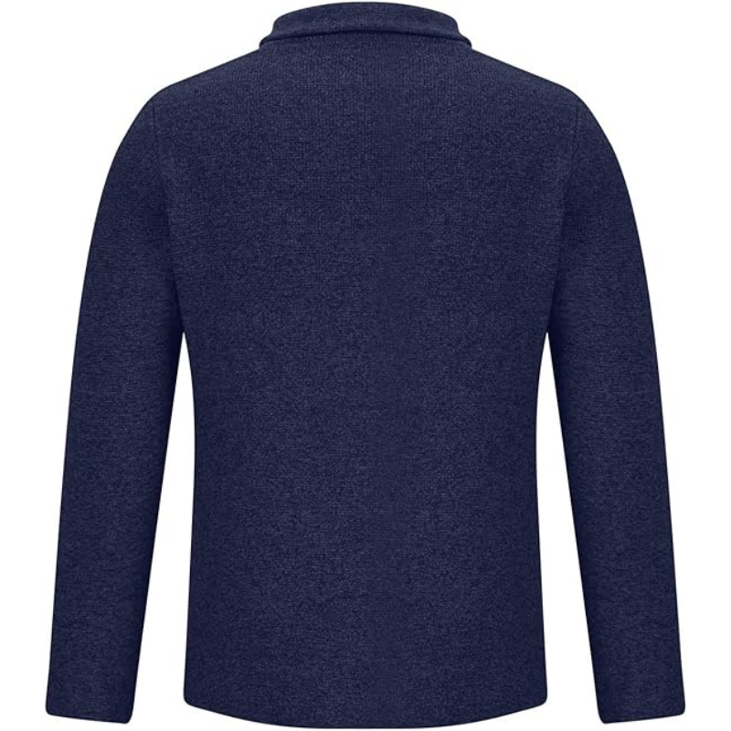 Herrblazer – Slim Fit – Skräddad Siluett – Tweedliknande Tyg – Notchslag