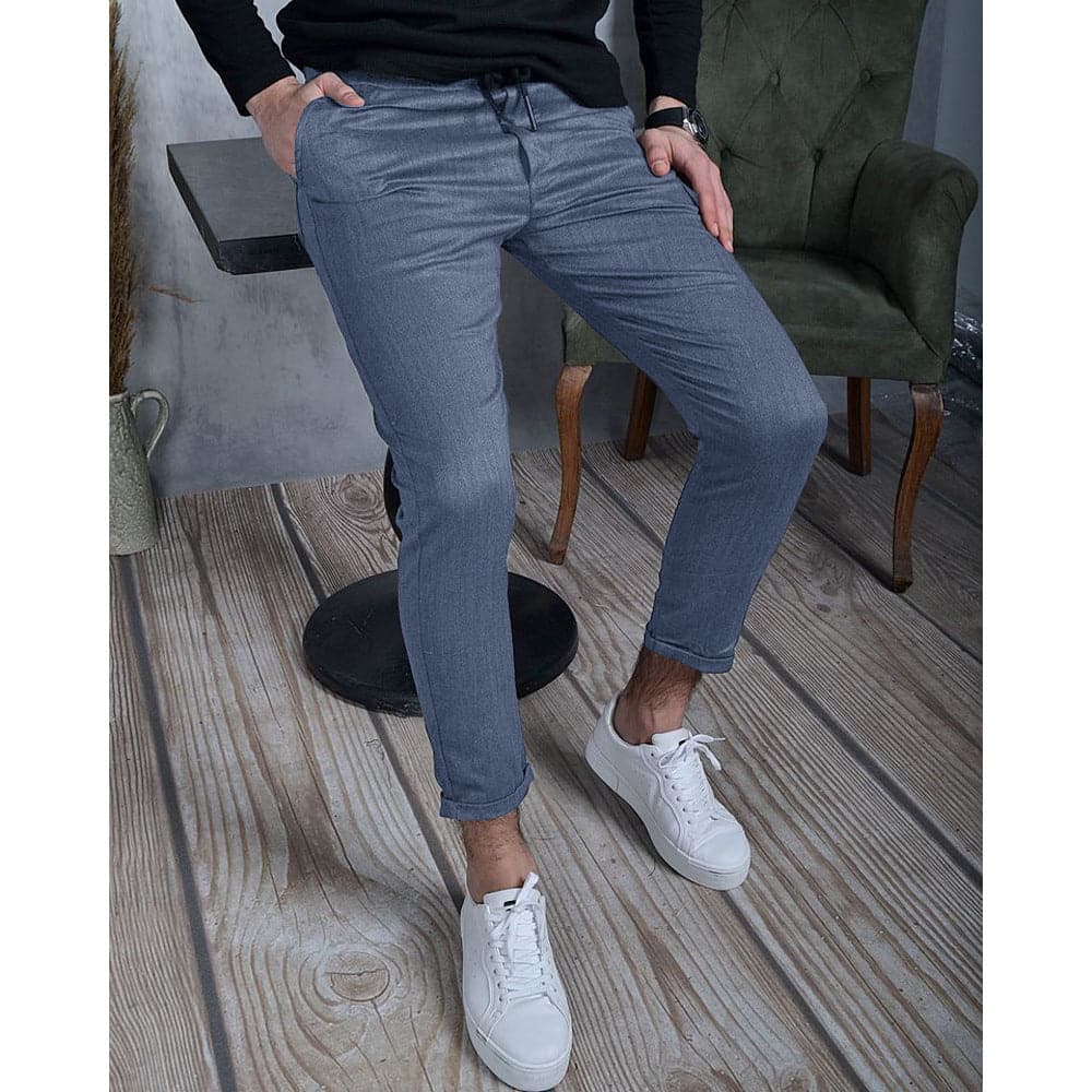 Herr Joggers – Slim Fit – Justerbar Dragsko – Bekväma & Stilrena