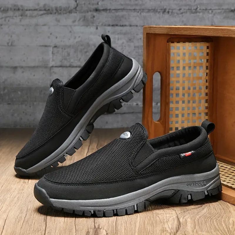 Herr Loafers - Andningsbar Mesh - Halkfri Dämpande Sula - Slip-on Utomhusskor