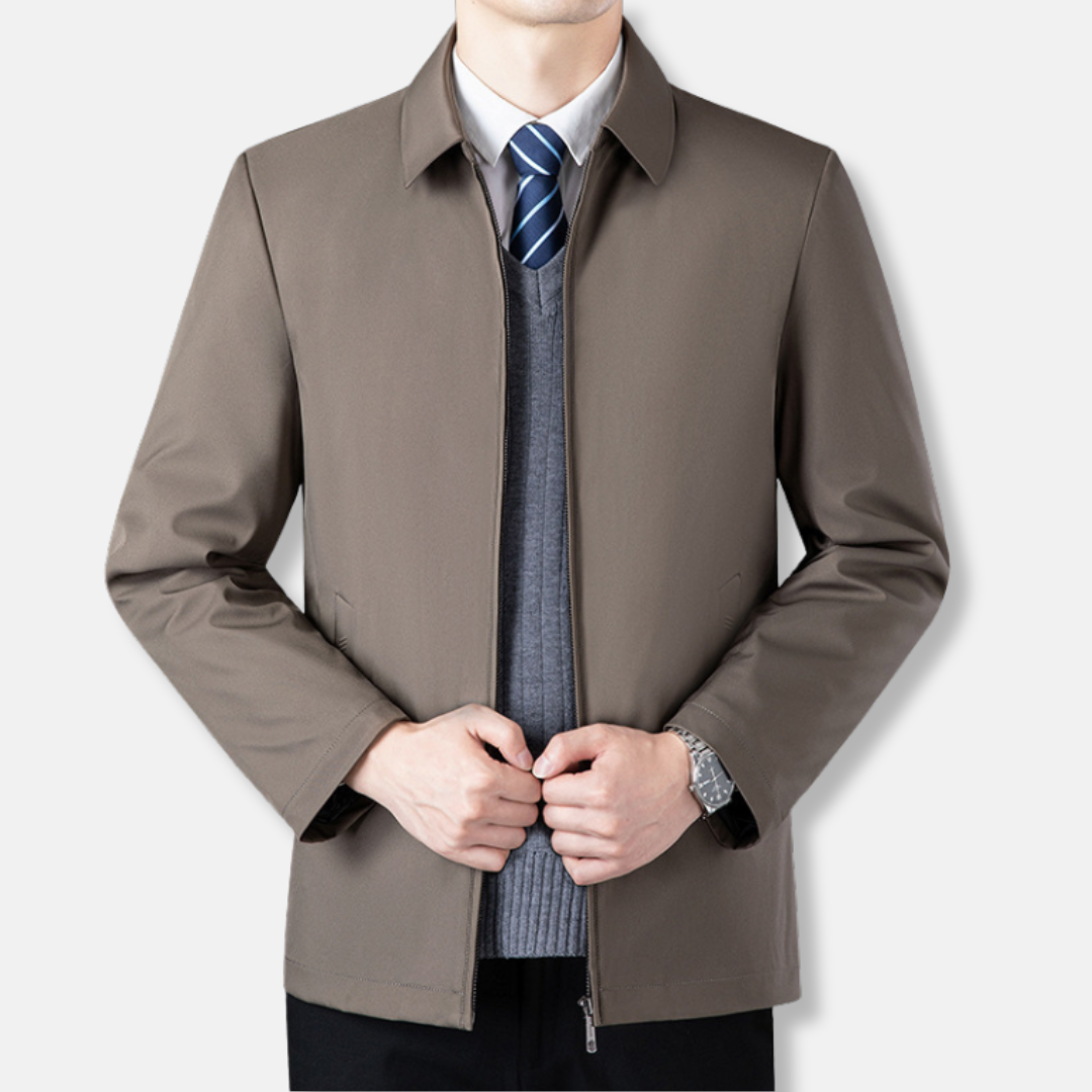 Herrjacka – Skräddarsydd Passform – Affärslook – Midjelång – Avtagbart Foder