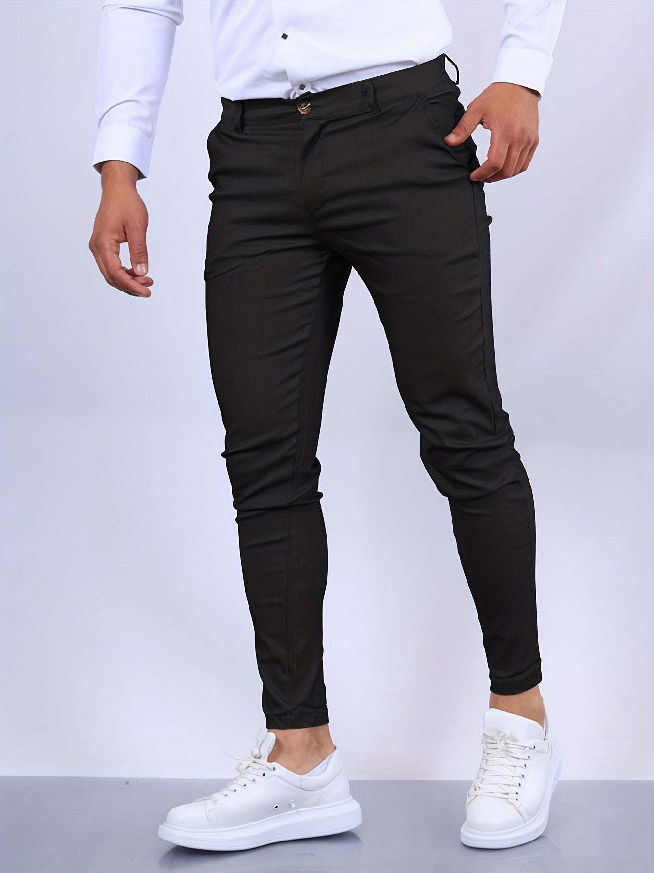Herrbyxor - Skinny Fit - Skräddarsydd Design - Stretchig & Bekväm