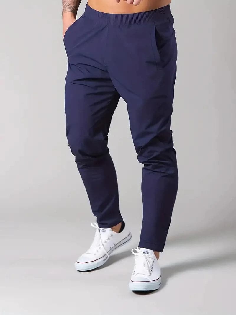 Herr Joggerbyxor - Slim Fit - Elastisk Midja - Med Fickor - Bekväma & Stilrena