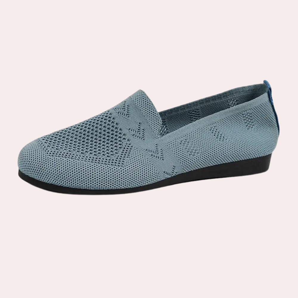 Dam Loafers - Andningsbart Stickat Tyg - Lättvikt - Slip-on Komfort