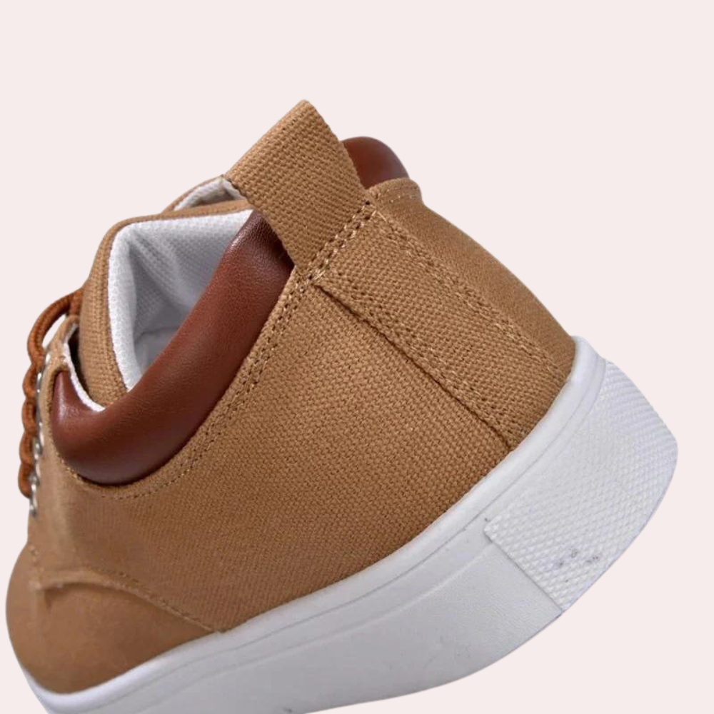 Herr Sneakers – Slim Fit – Andningsbart Material – Låg Modell – Lätt Vardagssko