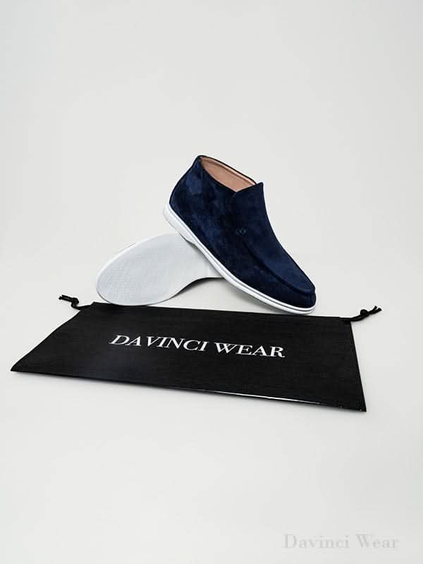 Herr Chukka Boots – Mocka – Slip-On – Gummisula – Stilren & Bekväm