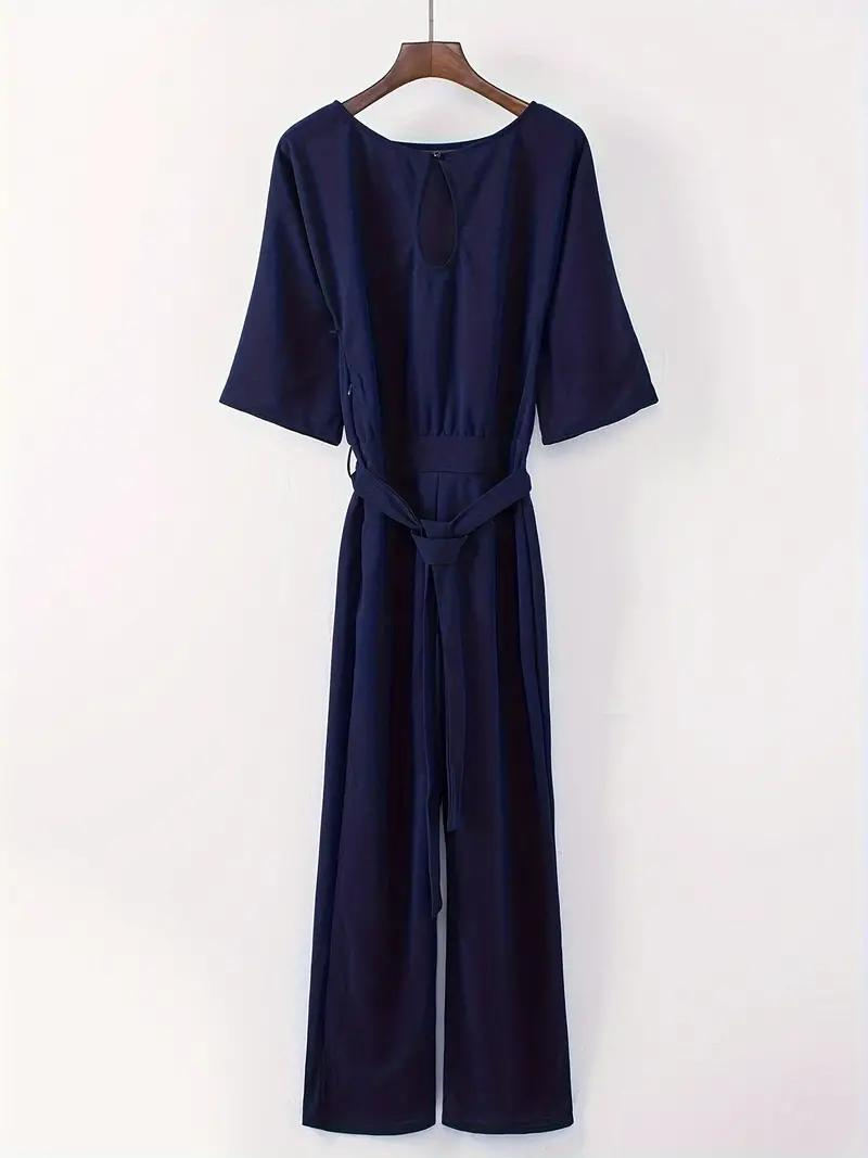 Dambyxdress – Vida Ben – 3/4-Ärm – Knytband i Midjan – Elegant och Bekväm