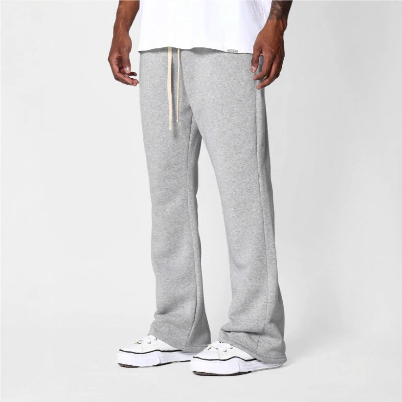 Herr Sweatpants – Flared Passform – Dragsko – Minimalistisk Design
