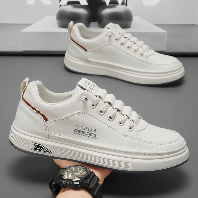 Herrsneakers – Robust passform – Tjock sula – Streetstil – Snörning