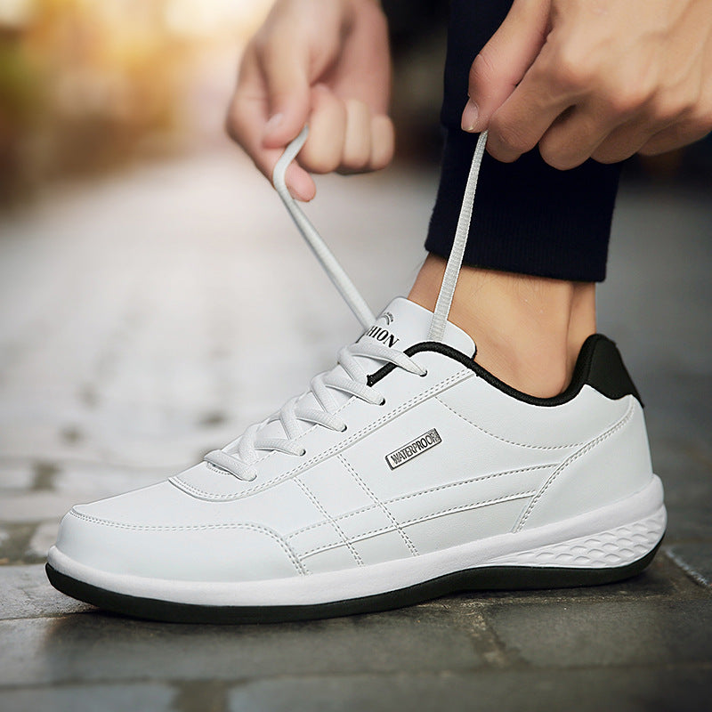 Herrsneakers – Låg modell – Snörning – Andningsbar ovandel – Dämpad häl