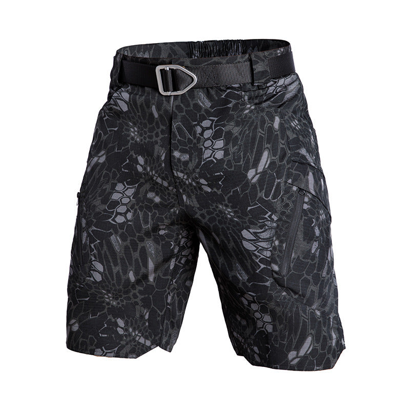 Damshorts cargo – Avslappnad passform – Resårmidja – Dragkedjefickor – Andningsbart tyg