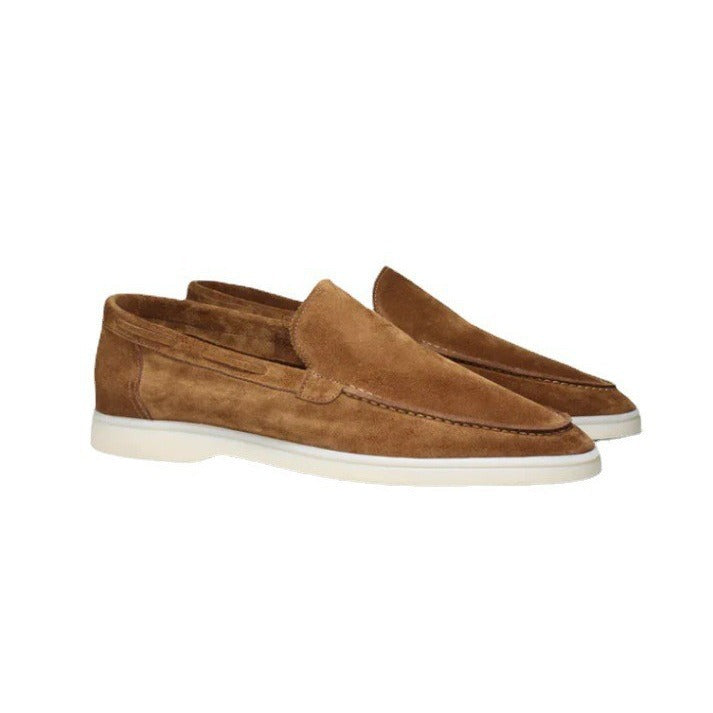 Herrloafers – Slip-on – Klassisk passform – Bekväm flat sula