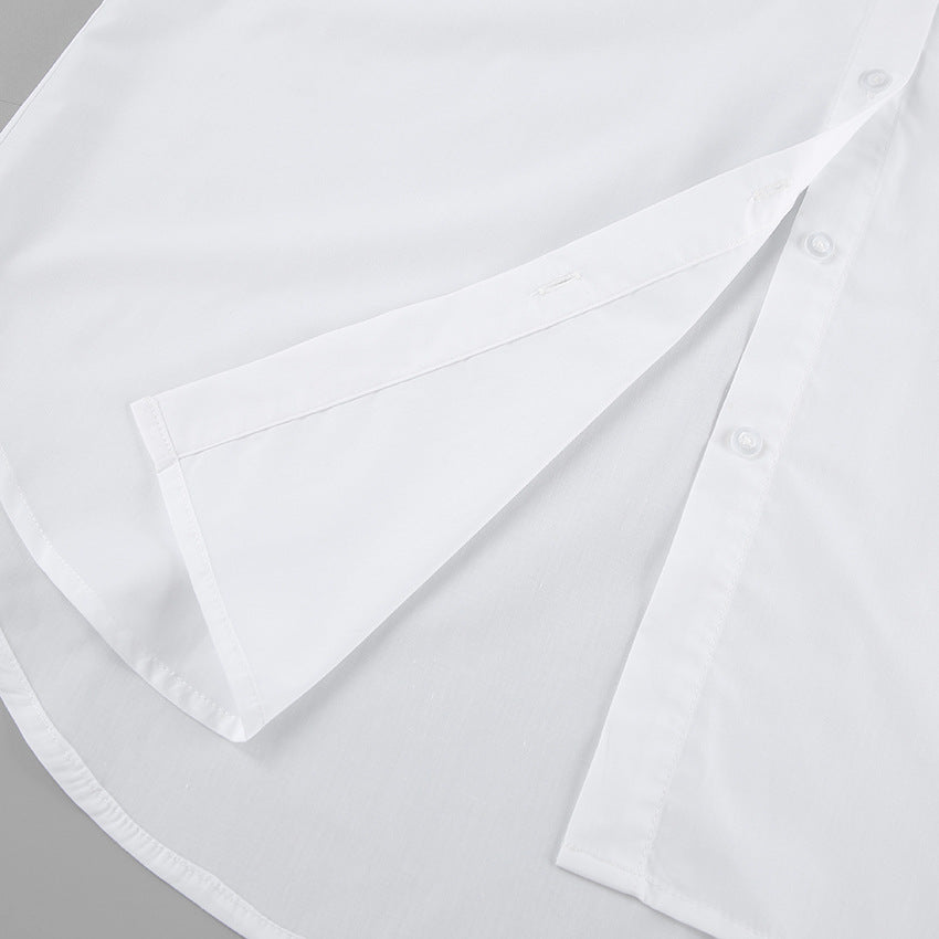 Dam Skjorta – Oversize Passform – Långärmad – Klassisk Design