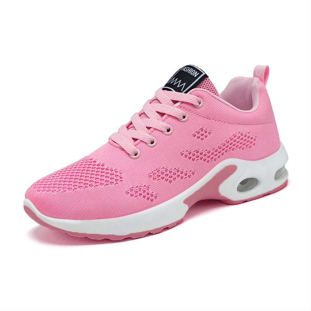 Dam Sneakers – Andningsbart Mesh – Snörning – Stötdämpande Sula – Åtsittande Passform