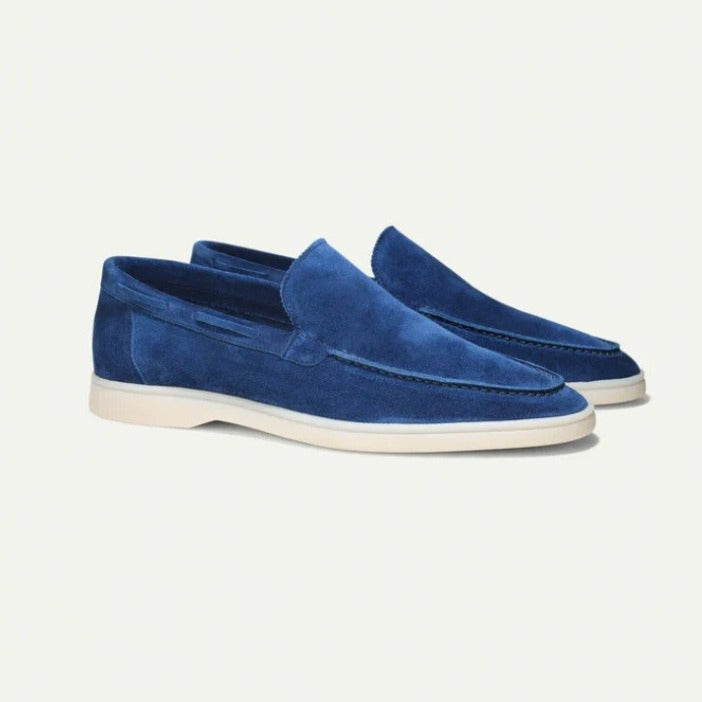 Herrloafers – Slip-on – Klassisk passform – Bekväm flat sula