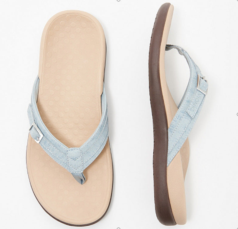 Dam Sandaler – Ortopedisk Design – Tårem – Spänne – Bekväm Vardagskomfort