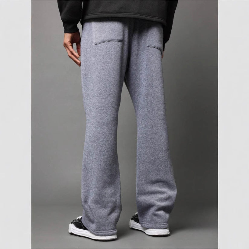 Herr Sweatpants – Flared Passform – Dragsko – Minimalistisk Design