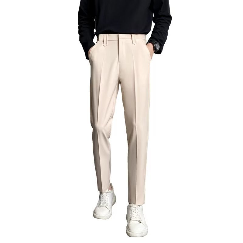 Herrbyxa – Slim Fit – Avsmalnande Ben – Ankellång – Lätt och Andningsbar