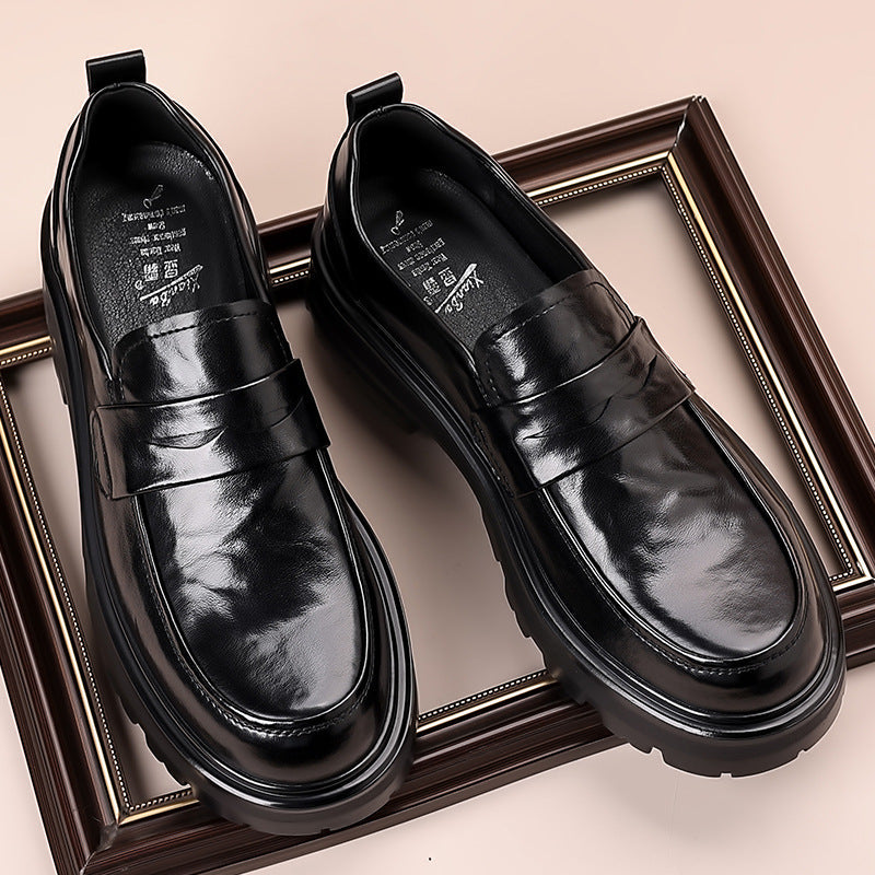 Herrloafers – Läder – Slip-On – Penny Strap – Moc Toe – Komfortsula