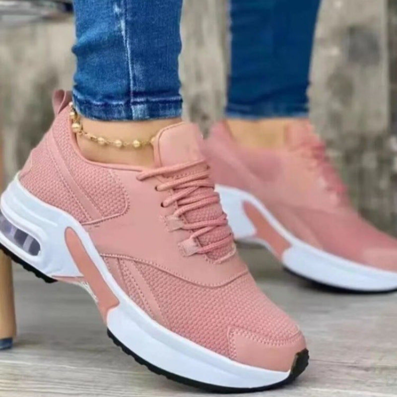 Dam Sneakers – Andningsbart Mesh – Dämpad Sula – Snäv Passform – Sportig Casual