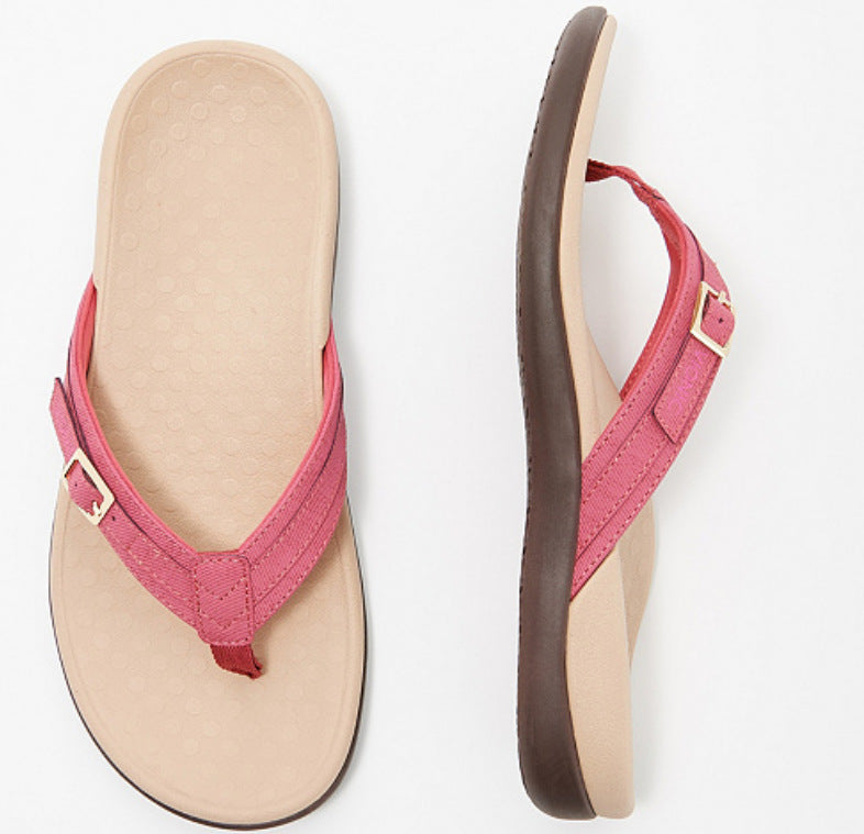 Dam Sandaler – Ortopedisk Design – Tårem – Spänne – Bekväm Vardagskomfort