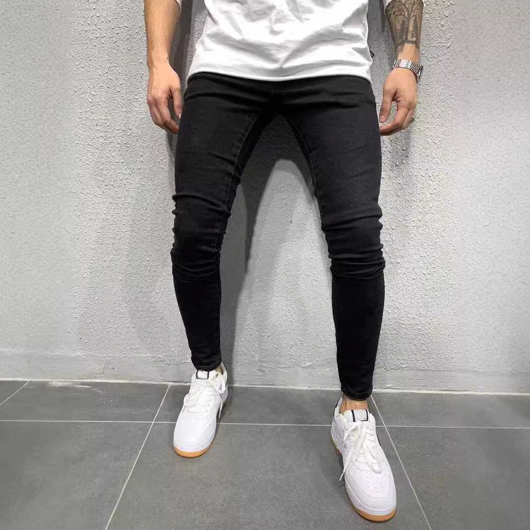 Herrjeans – Stretchdenim – Slim Fit – Taperad Passform – Femficksdesign