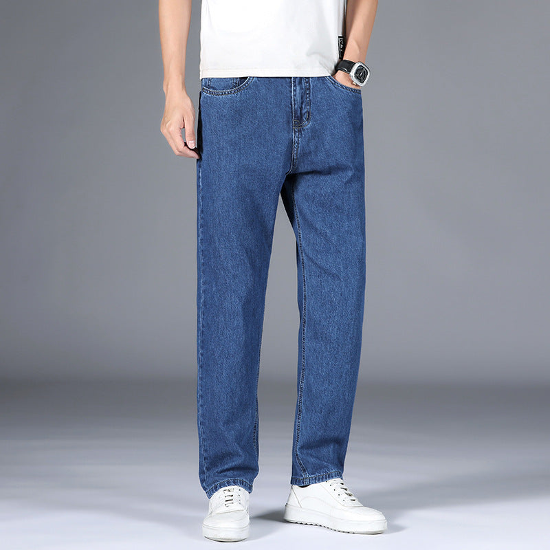 Herr Jeans – Rak Passform – Klassisk Stil – Femficksdesign – Fullängd Avslappnad Look