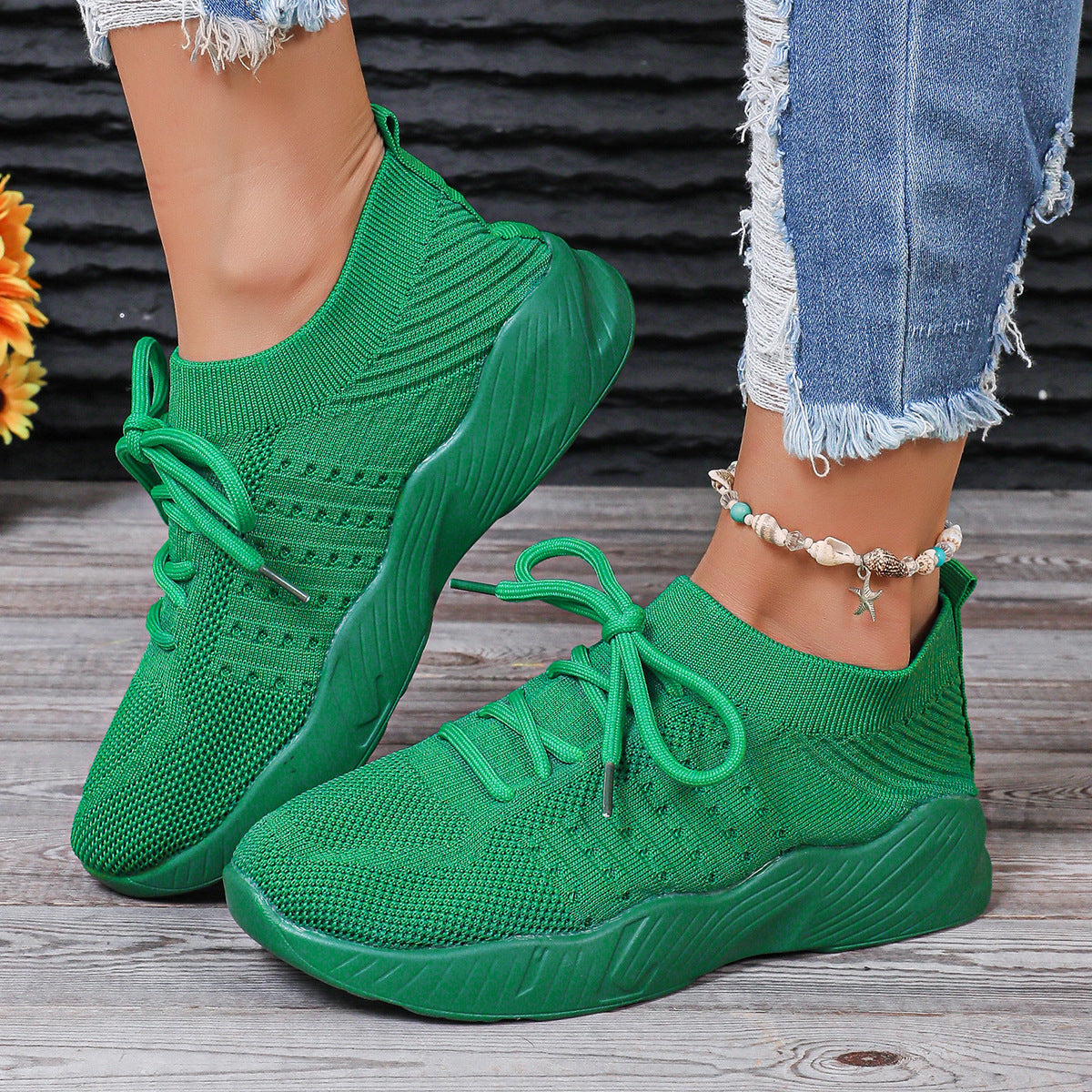 Dam Sneakers – Ortopedisk Design – Mjuk Stötdämpande Sula