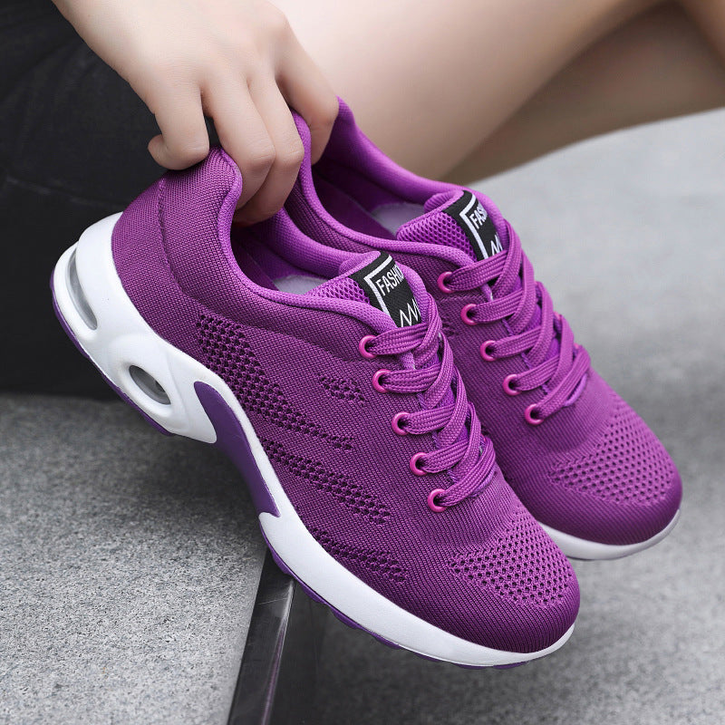 Dam Sneakers – Andningsbart Mesh – Dämpad Sula – Snäv Passform – Snörning