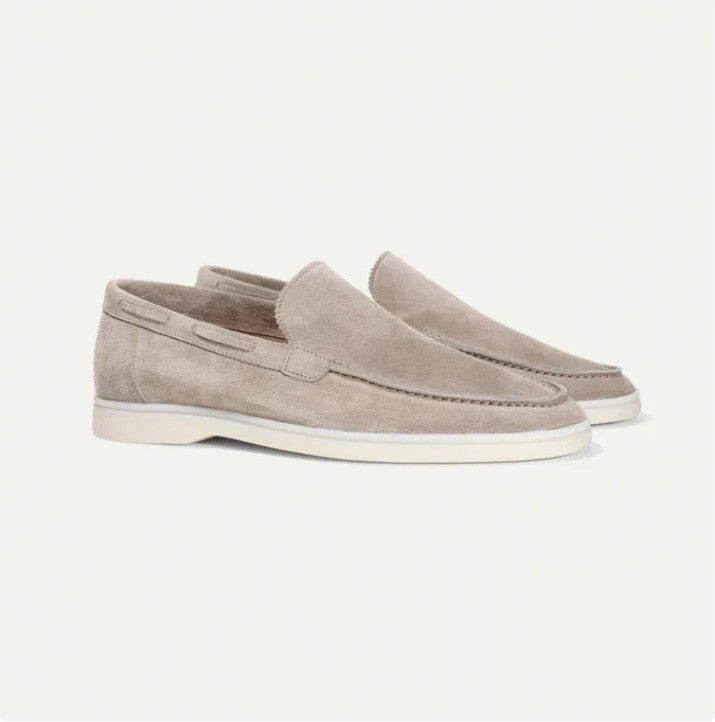 Herrloafers – Slip-on – Klassisk passform – Bekväm flat sula