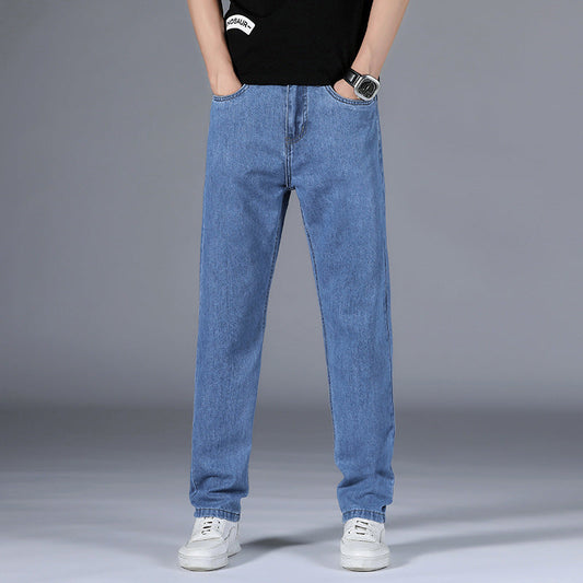 Herr Jeans – Rak Passform – Klassisk Stil – Femficksdesign – Fullängd Avslappnad Look