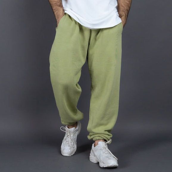 Herr Sweatpants – Avslappnad Passform – Mjuk Bomull – Resårmidja – Sidofickor