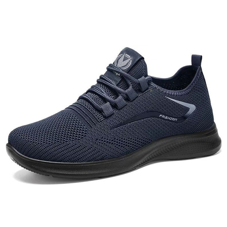 Herrsneakers – Sportig Passform – Andningsaktiv mesh – Snörning
