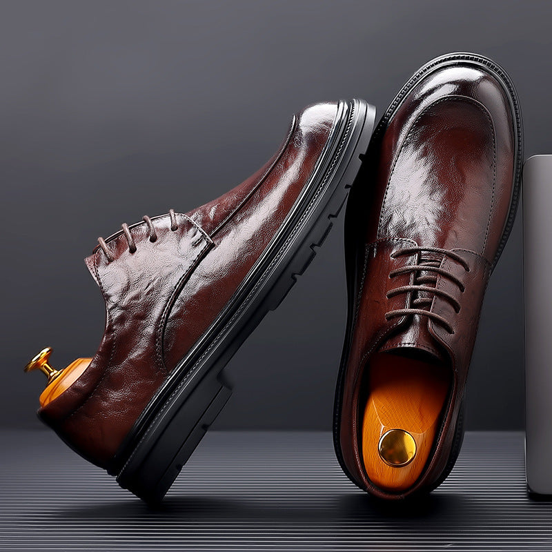 Herrskor Oxford – Elegant Passform – Stängd Snörning – Formella Skor