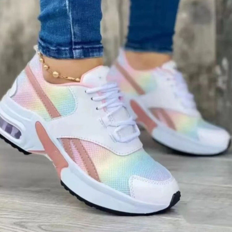 Dam Sneakers – Andningsbart Mesh – Dämpad Sula – Snäv Passform – Sportig Casual