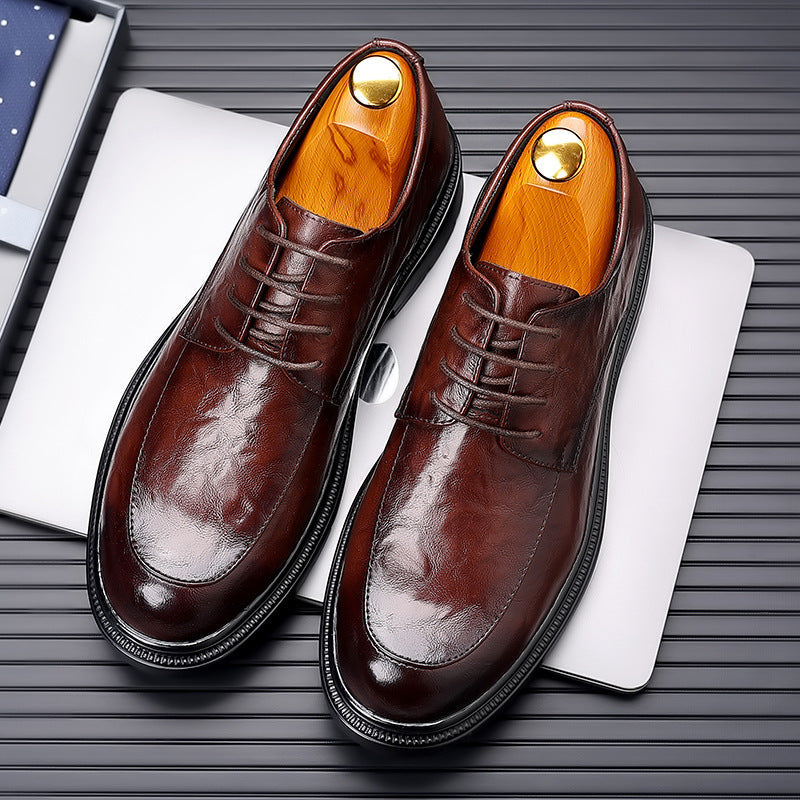 Herrskor Oxford – Elegant Passform – Stängd Snörning – Formella Skor