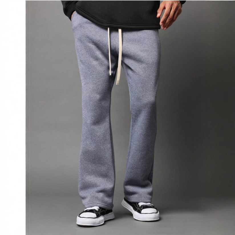 Herr Sweatpants – Flared Passform – Dragsko – Minimalistisk Design