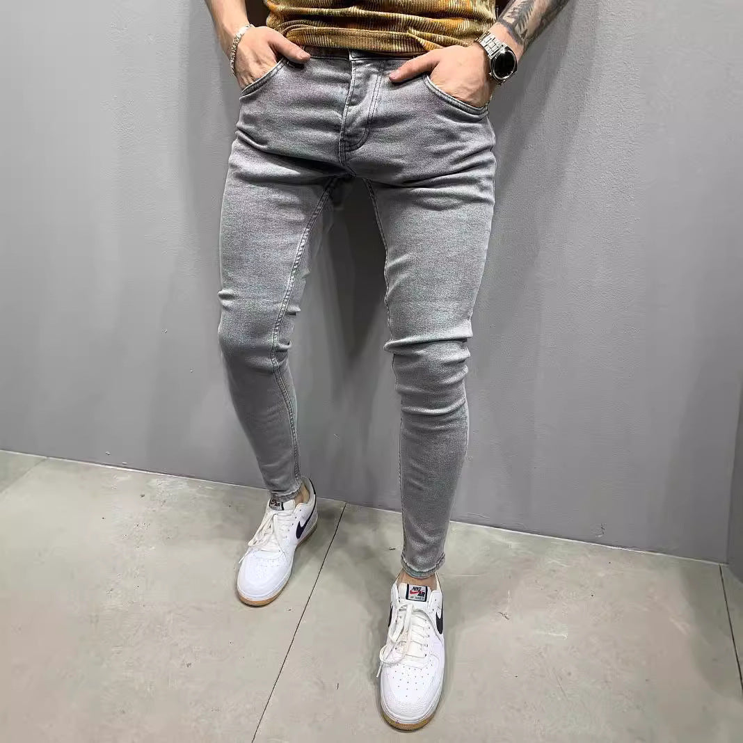 Herrjeans – Stretchdenim – Slim Fit – Taperad Passform – Femficksdesign