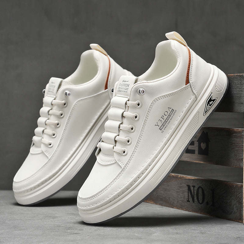 Herrsneakers – Robust passform – Tjock sula – Streetstil – Snörning