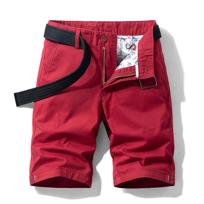 Herrshorts – Knälång Modell – Avslappnad Passform – Andningsbar Textil – Med Fickor