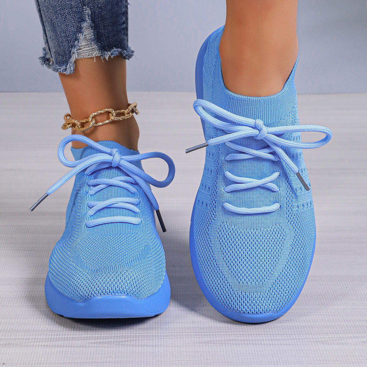 Dam Sneakers – Ortopedisk Design – Mjuk Stötdämpande Sula