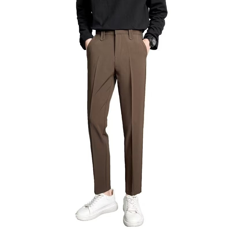 Herrbyxa – Slim Fit – Avsmalnande Ben – Ankellång – Lätt och Andningsbar