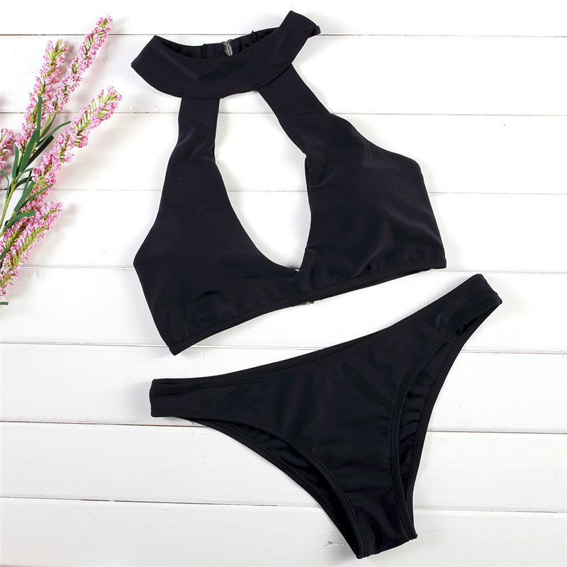 Dam Bikini Set – Figurnära Passform – Cut-Out Detalj – Stretchigt Badtyg