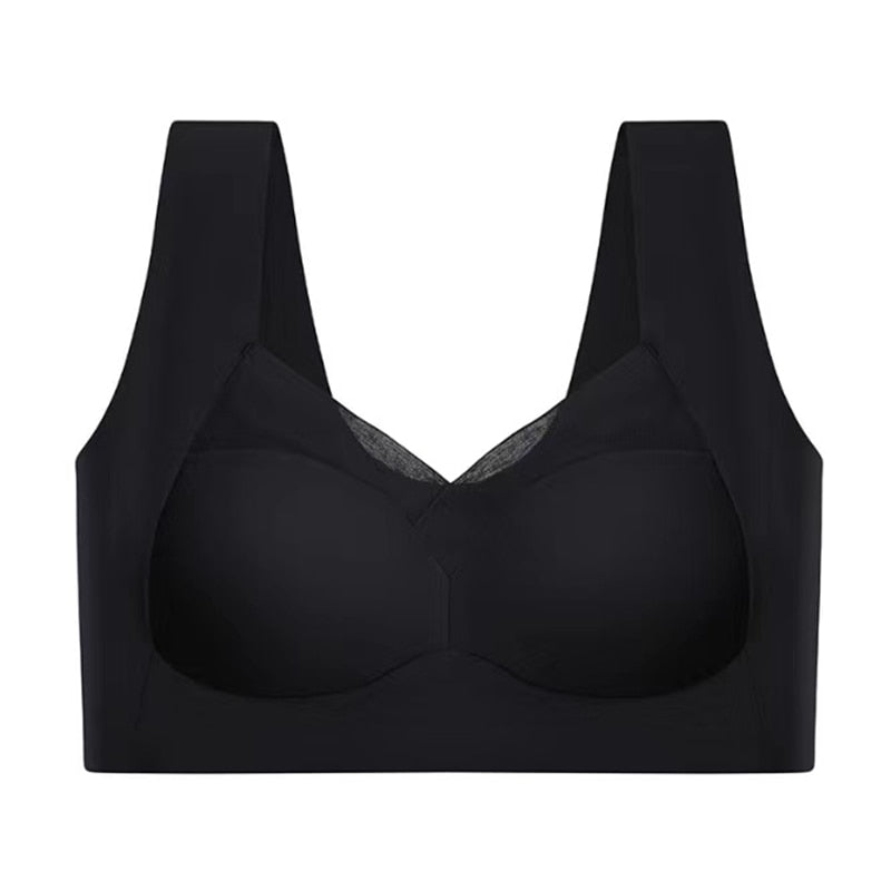 Dam Bh – Push-Up Effekt – Sömlös Passform – Andningsbart Tyg – Full Täckning