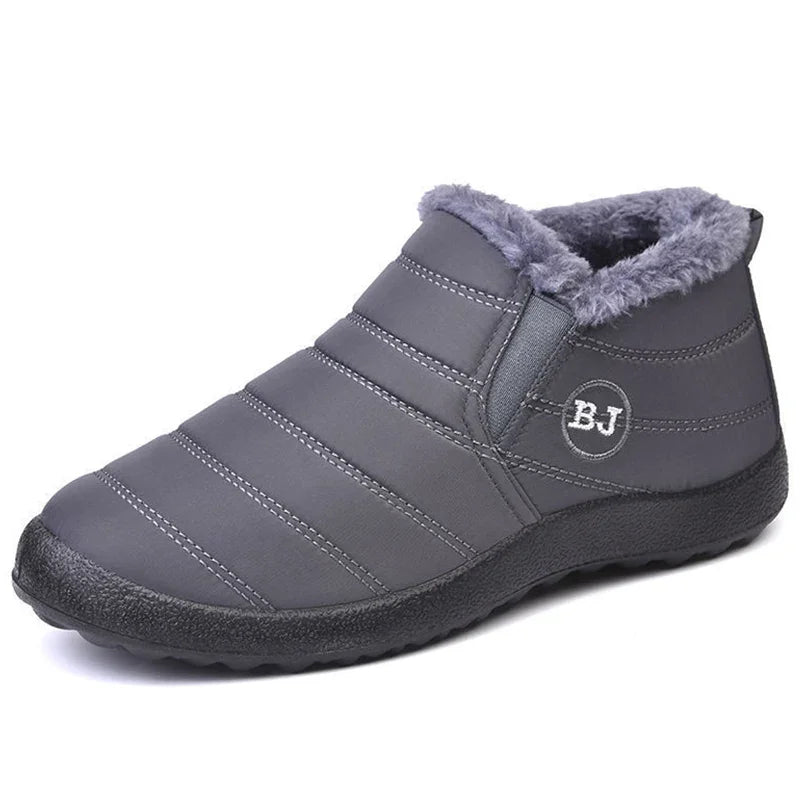 Unisex boots – vattentålig quiltad design – slip-on – varm foder – ankellängd