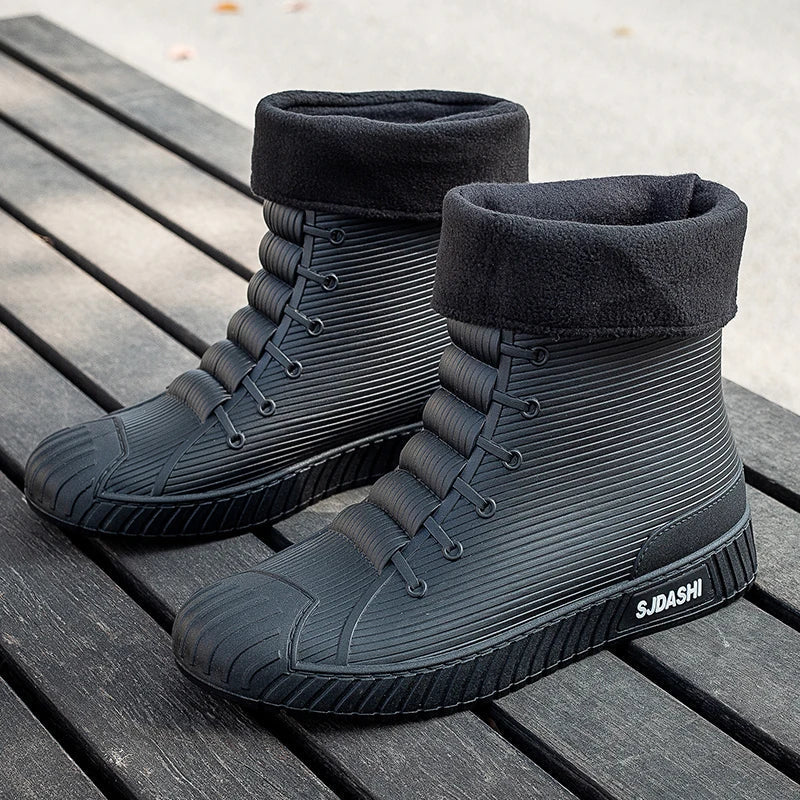 Herrboots – Vattentäta – Fleecefodrade – Snörning – Grov Sula – Halvhöga Outdoor