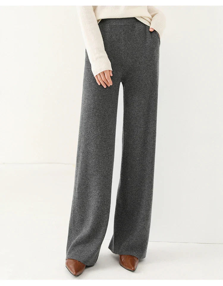 Dam Sweatpants – Avslappnad Passform – Vida Ben – Mjuk Stretch – Hellång – Elastisk Midja