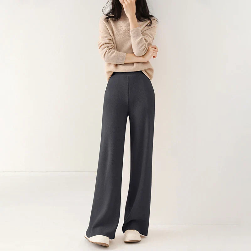 Dam Sweatpants – Avslappnad Passform – Vida Ben – Mjuk Stretch – Hellång – Elastisk Midja